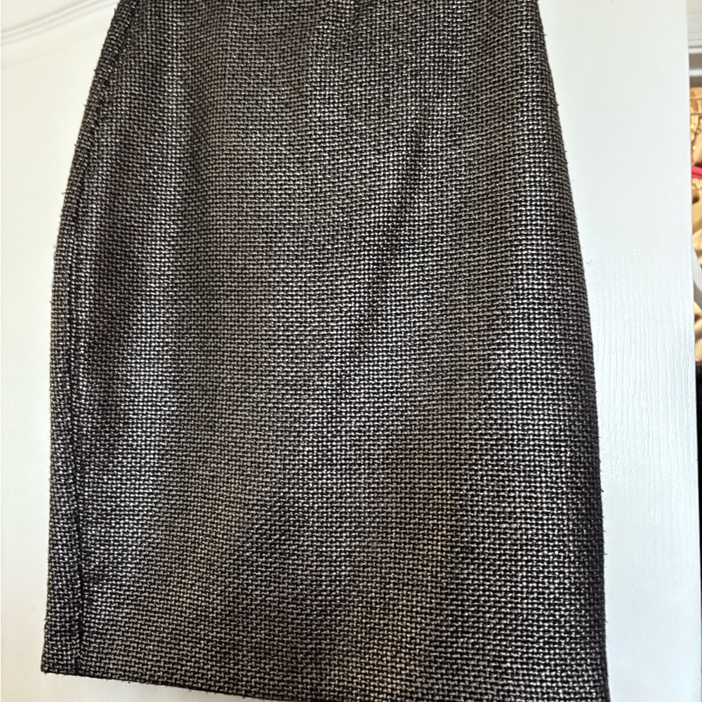 Banana Republic Black and Gray Pencil Skirt